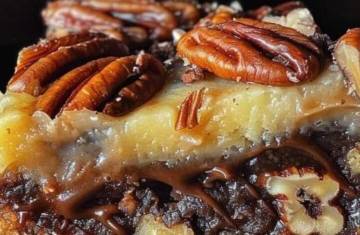 Chocolate Pecan Ooey Gooey Butter Cake Mouthwatering Recipes